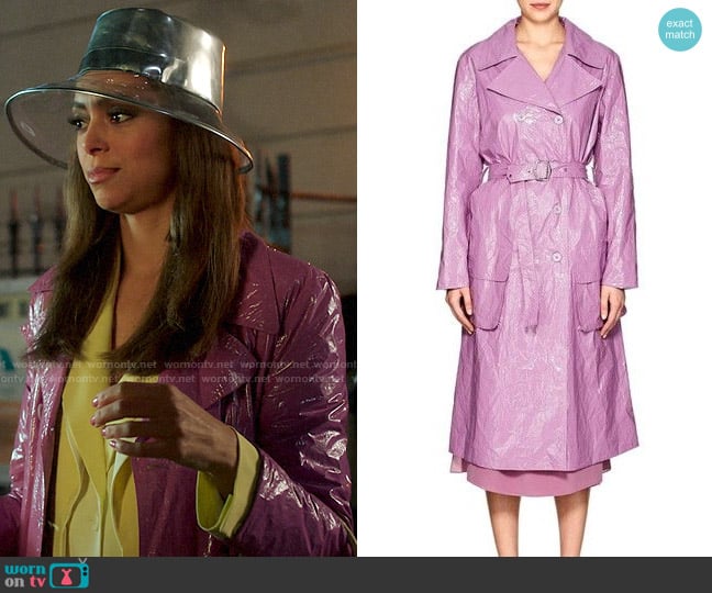 Sies Marjan Bessie Coat worn by Whitney Green (Amber Stevens West) on Run the World