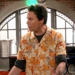 Spencer’s orange floral shirt on iCarly