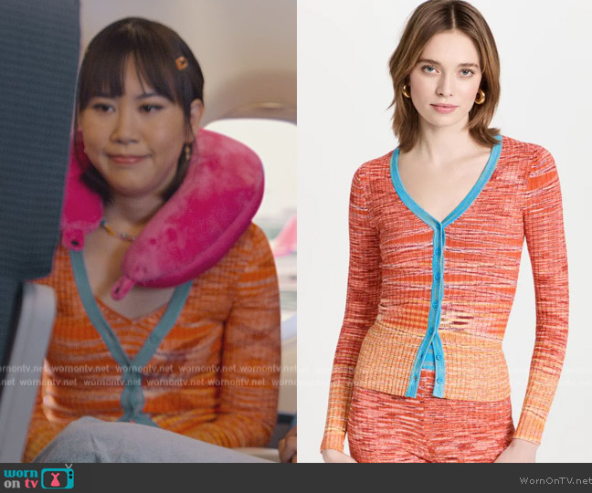 Staud Cargo Sweater worn by Eleanor Wong (Ramona Young) on Never Have I Ever