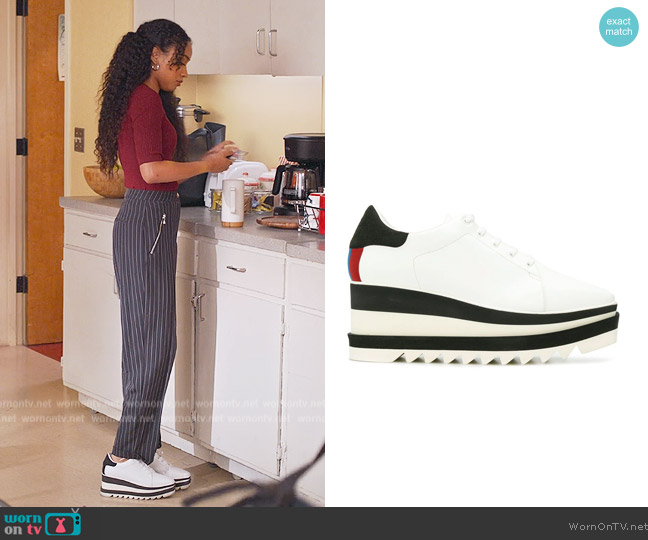 WornOnTV: Ms Thompson’s white sneakers on Never Have I Ever | Clothes ...