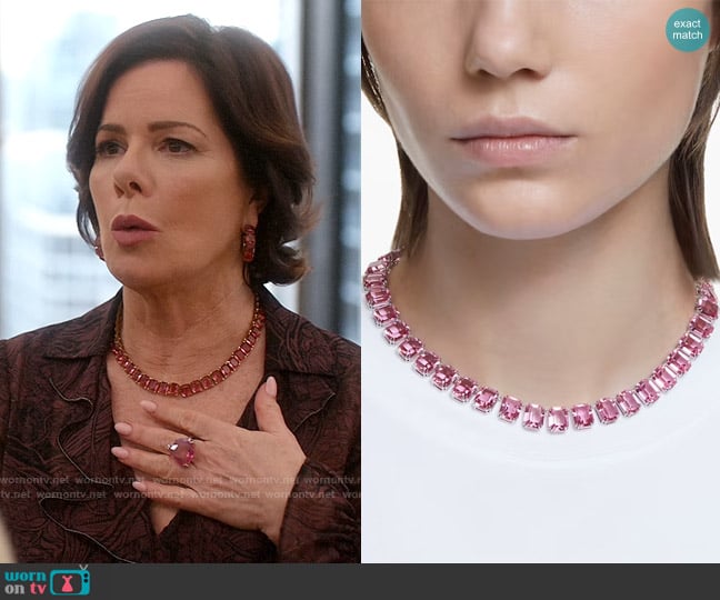 Swarovski Millenia Necklace worn by Margaret Wright (Marcia Gay Harden) on So Help Me Todd