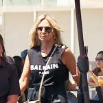 Tamra’s black Balmain top on The Real Housewives of Orange County