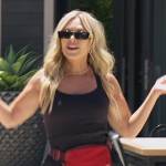 Tamra’s black smocked shorts on The Real Housewives of Orange County