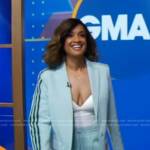 Tammy Townsend’s side stripe pant suit on Good Morning America