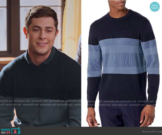 Theory Kamren Sweater worn by Jaren Lewison (Jaren Lewison) on Never Have I Ever