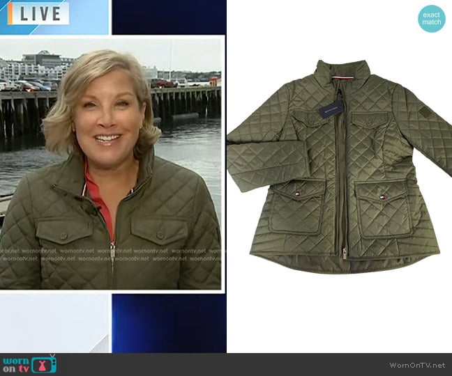 Tommy Hilfiger Quilted Lightweight Jacket worn by Kristen Dahlgren  on Today