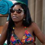 Trina’s banana print bikini on General Hospital