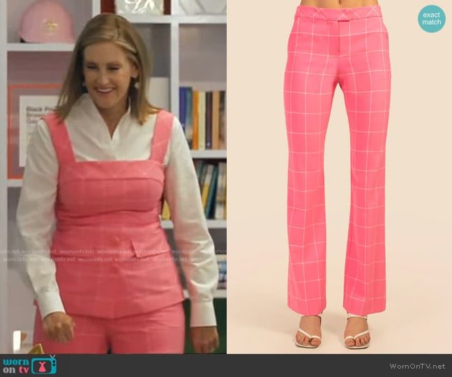 Trina Turk Carillo Pants worn by Stephanie Tsuru on Good Morning America