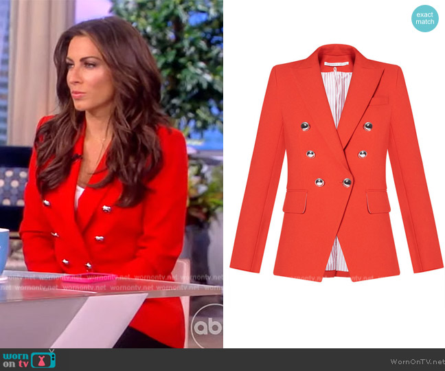 Veronica Beard Miller Dickey Jacket worn by Alyssa Farah Griffin on The View