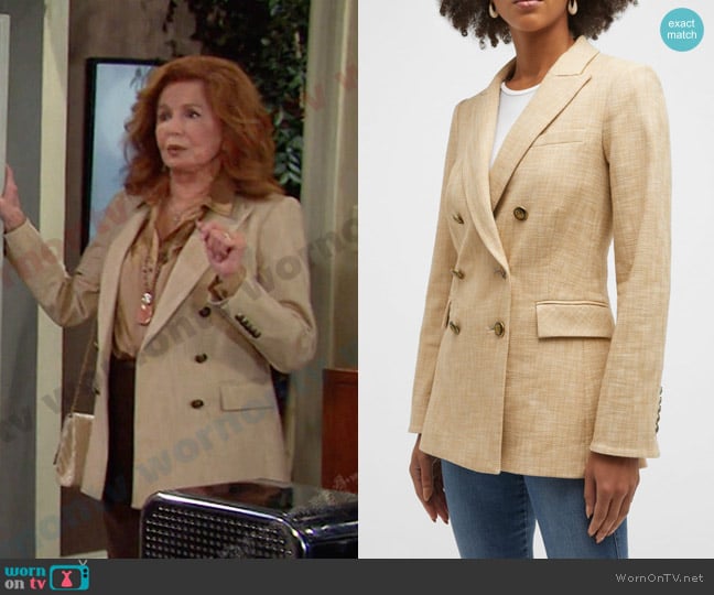 Veronica Beard Ellette Dickey Jacket worn by Maggie Horton (Suzanne Rogers) on Days of our Lives