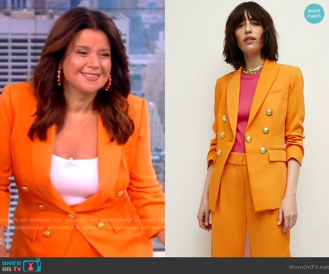 Veronica Beard Tomi Dickey Jacket worn by Ana Navarro on The View