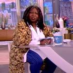 Whoopi’s floral print kimono on The View