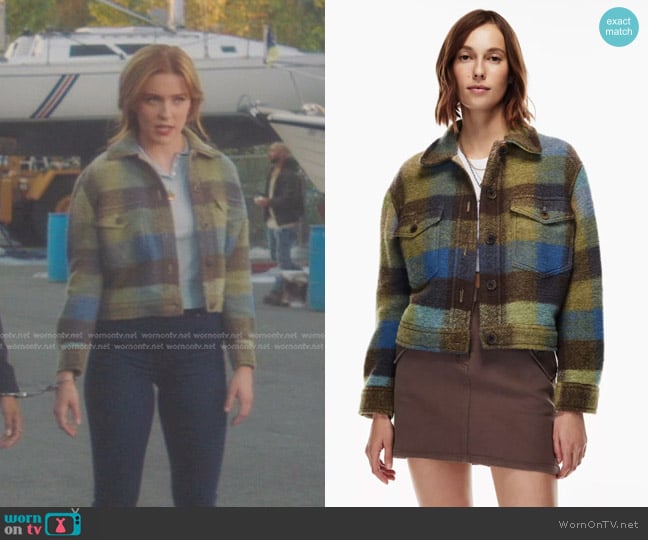 Wilfred Free Autumn Shirt Jacket worn by Nancy Drew (Kennedy McMann) on Nancy Drew