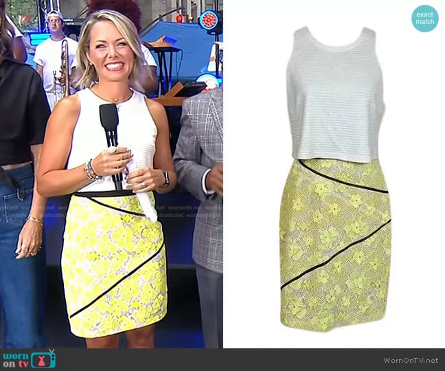 WornOnTV: Dylan’s white top and yellow floral skirt on Today | Dylan ...