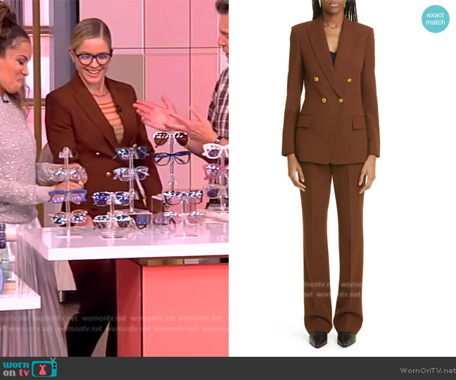 A.L.C. Sedgwick II Double Breasted Blazer worn by Sara Haines on The View