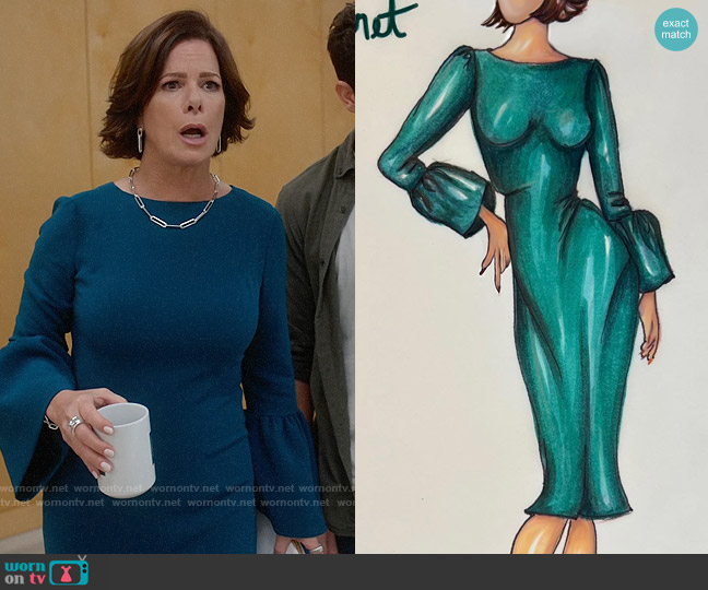 Costume Designer Allisa Swanson Custom Made worn by Margaret Wright (Marcia Gay Harden) on So Help Me Todd