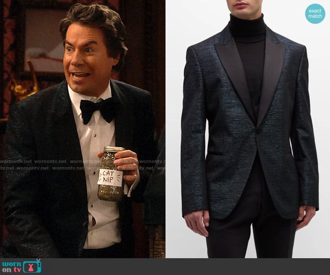 BOSS Sparkling Party Blazer worn by Spencer Shay (Jerry Trainor) on iCarly