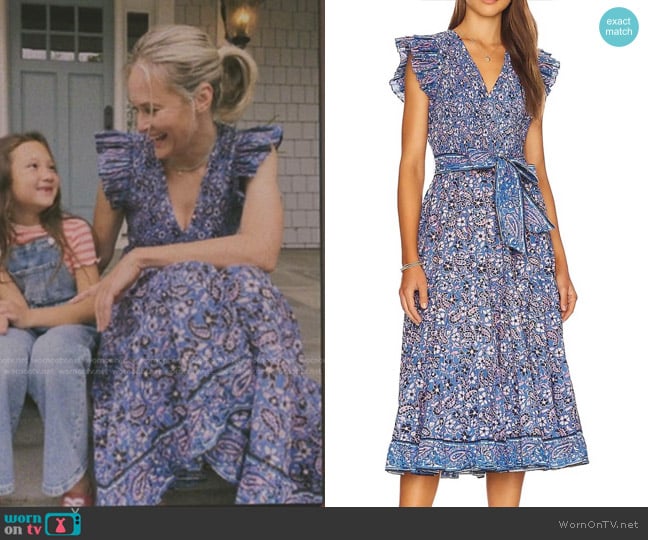 Cleobella Autumn Midi Dress In Paisley Print worn by Susannah Fisher (Rachel Blanchard) on The Summer I Turned Pretty