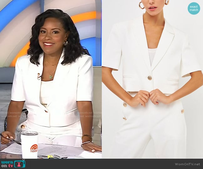 WornOnTV: Megyn’s white neck tie top on Megyn Kelly Today | Megyn Kelly ...