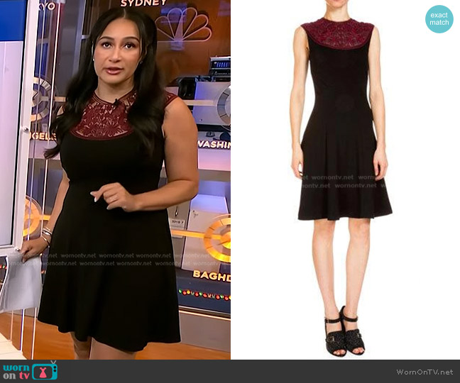 Erdem Lorna Dress worn by Morgan Radford on NBC News Daily