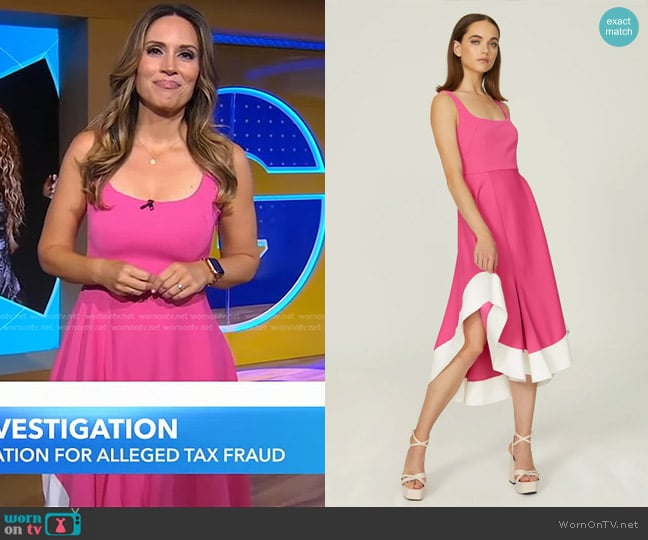 Esteban Cortazar Collective Flamenco Dress worn by Rhiannon Ally on Good Morning America