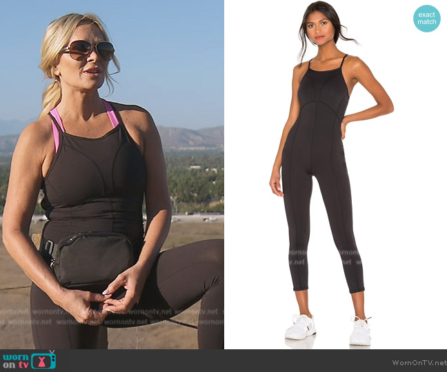 Free People Movement Ashford Side To Side Performance Jumpsuit worn by Tamra Judge on The Real Housewives of Orange County