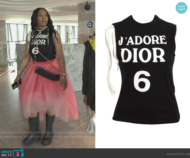 WornOnTV: Marlos's black printed top and bag on The Real Housewives of  Atlanta, Marlo Hampton