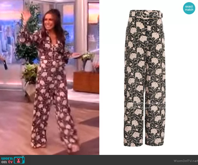 Zimmermann Kaleidoscope Pants worn by Alyssa Farah Griffin on The View