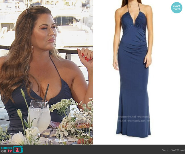 Katie May Surreal Dress worn by Emily Simpson on The Real Housewives of Orange County