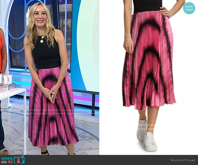 Alice + Olivia Katz Skirt worn by Chassie Post on Today