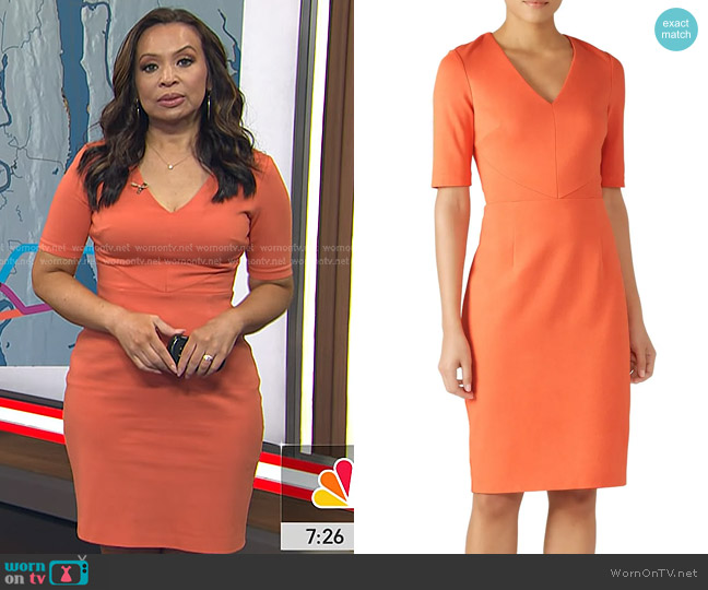 Trina Turk Locale Dress worn by Adelle Caballero on Today