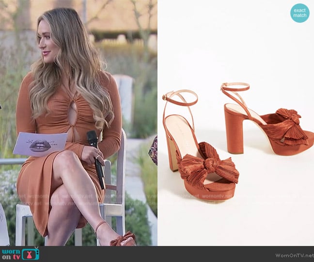 Loeffler Randall Natalia Platform Sandal worn by Rachel Recchia on The Bachelorette