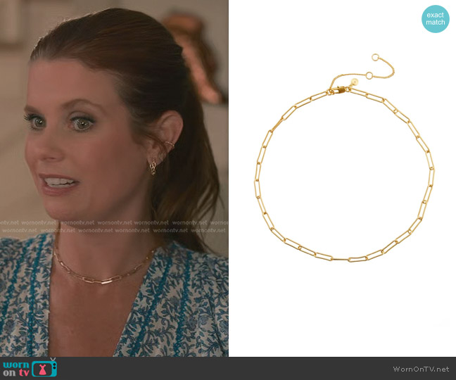 Madewell Paperclip Chain Necklace worn by Maddie Townsend (JoAnna Garcia Swisher) on Sweet Magnolias