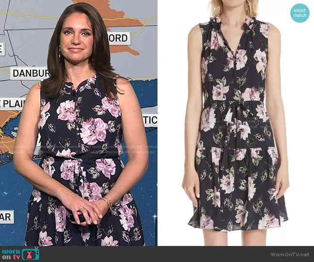 WornOnTV: Maria’s floral print sleeveless dress on Today | Maria Larosa ...
