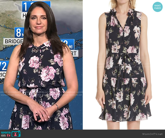 WornOnTV: Maria’s floral print sleeveless dress on Today | Maria Larosa ...