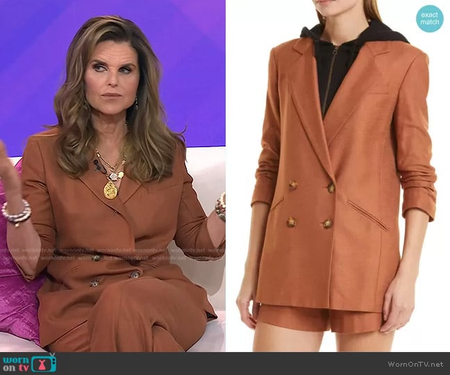 Veronica Beard Rupert Dickey Jacket worn by Maria Shriver on Today