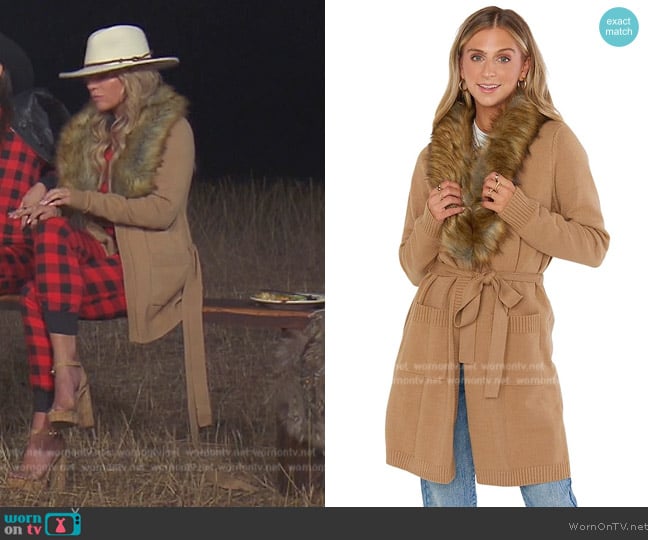 Show Me Your Mumu Cabin Cardigan worn by Jennifer Pedranti on The Real Housewives of Orange County