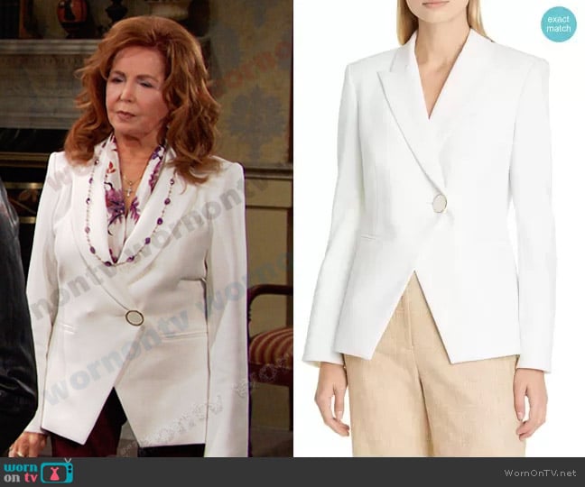 Veronica Beard Charlize Dickey Jacket worn by Maggie Horton (Suzanne Rogers) on Days of our Lives