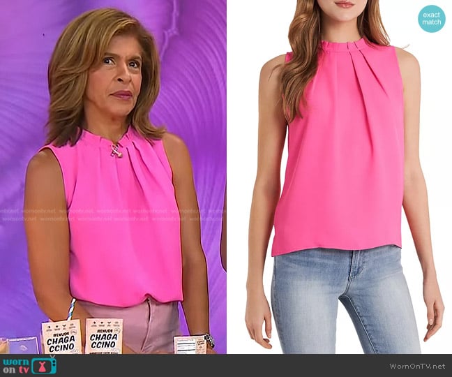 Vince Camuto Luxe Woven Tank worn by Hoda Kotb on Today