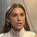 Alex Morgan’s beige mock neck top on Today