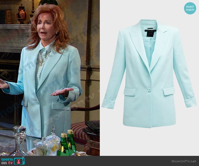 Alice + Olivia Justine Roll-Cuff Single-Breasted Blazer worn by Maggie Horton (Suzanne Rogers) on Days of our Lives