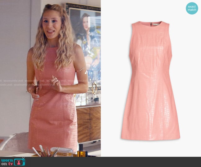 Alice + Olivia Daven Dress in Antique Rose worn by Alyssasays (Lisa Gilroy) on Glamorous