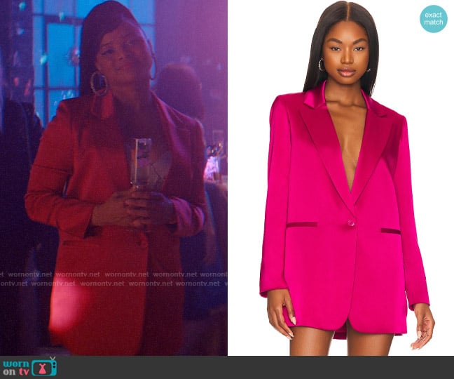 Alice + Olivia Denny Blazer worn by Venetia Kelaher (Jade Payton) on Glamorous