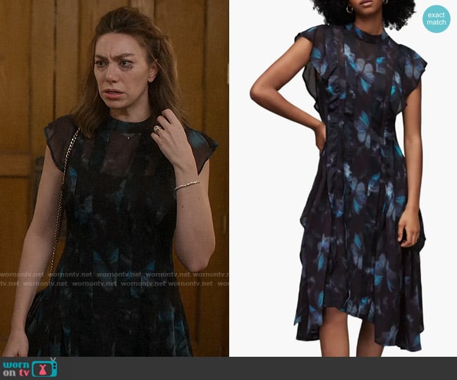 All Saints Freya Ceres Dress worn by Allison Grant (Madeline Wise) on So Help Me Todd