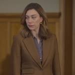 Allison’s brown suit on So Help Me Todd