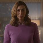 Allison’s purple sweater on So Help Me Todd