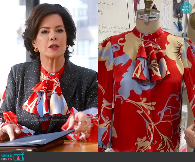 Costume Designer Allisa Swanson Custom Made worn by Margaret Wright (Marcia Gay Harden) on So Help Me Todd