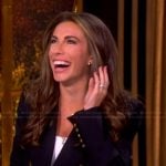 Alyssa’s navy double breasted blazer on The View