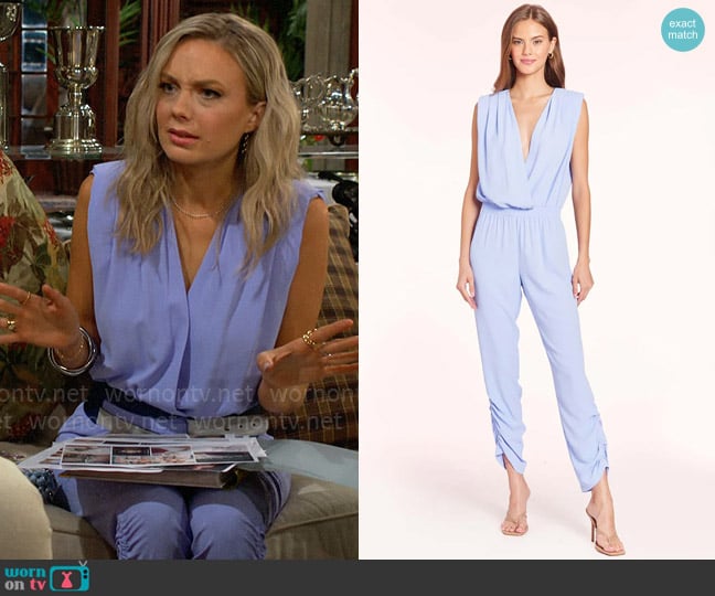 Amanda Uprichard Lewis Jumpsuit worn by Abby Newman (Melissa Ordway) on The Young and the Restless