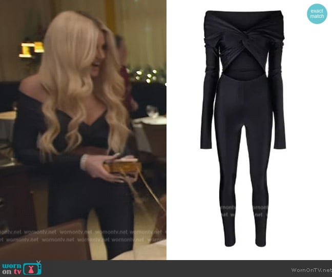 The Andamane Kendall cut-out jumpsuit worn by Kim Zolciak on The Real Housewives of Atlanta